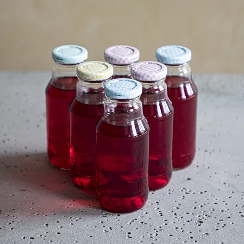 Steklenica TO za sok 330 ml s pokrovčkom fi 43 - 6 kosov. - 6