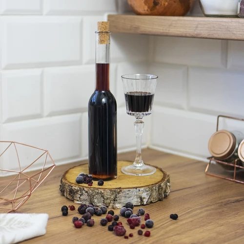 Steklenica za liker 200 ml 6 kosov + 6 plutastih zamaškov 23/18 - 10