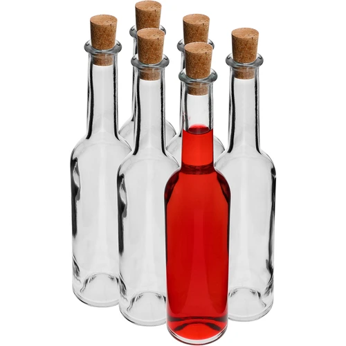 Steklenica za liker 350 ml 6 kosov + 6 zamaškov - 2