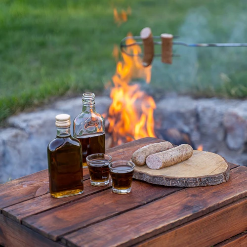 Steklenica za likerje, tip prisrčnica, 100 ml, 10 kos. - 5