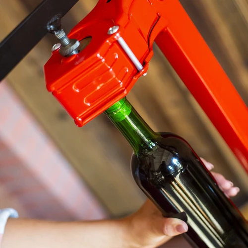 Steklenica za vino 0,75 l z zamaški in termoskrčljivimi kapsulami - 12 kos. - 9