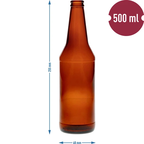 Steklenice za pivo 500 ml – paket 8 kosov - 4