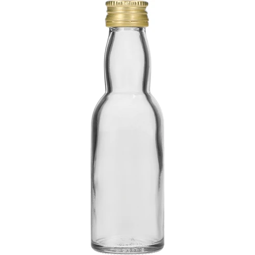 Steklenička »Malček« z zlatim navojnim pokrovčkom, 40 ml, 10 kosov - 3