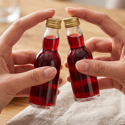Steklenička »Malček« z zlatim navojnim pokrovčkom, 40 ml, 10 kosov - 9