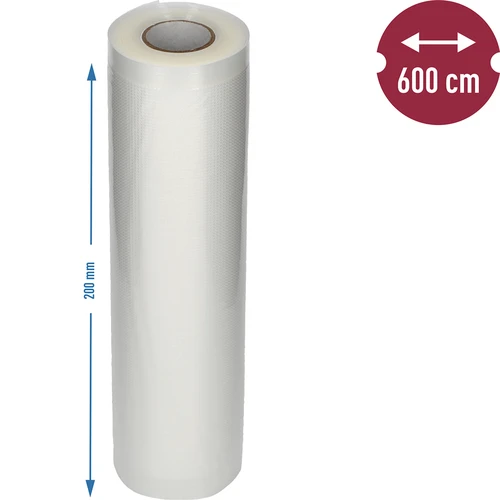 Strukturirana folija za vakuumski aparat – rokav 20x600 cm - 6