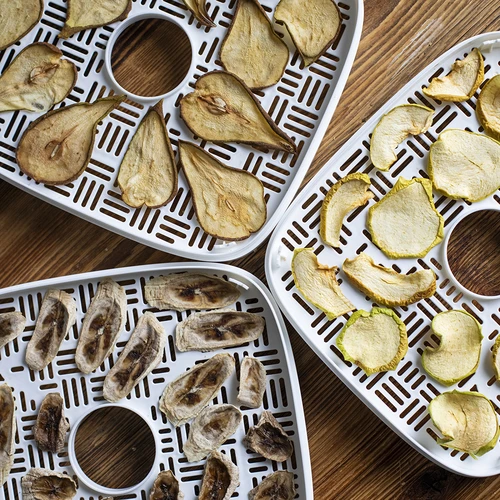 Sušilnik za gobe, sadje, zelenjavo in zelišča z nastavljivo temperaturo, 240 W, bel - 18