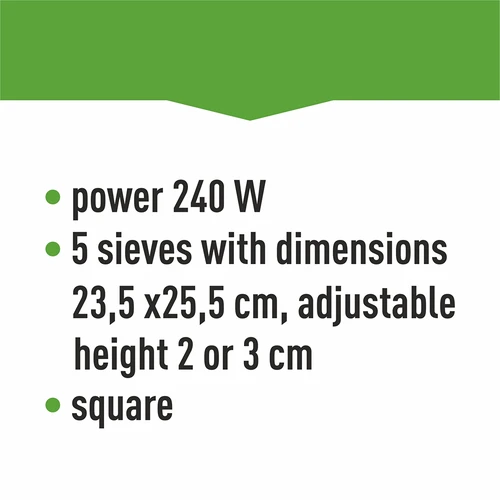 Sušilnik za gobe, sadje, zelenjavo in zelišča z nastavljivo temperaturo, 240 W, bel - 15