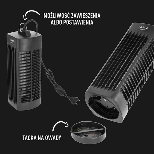 Svetilka proti žuželkam Manhattan UVA 6 W, črna - 6