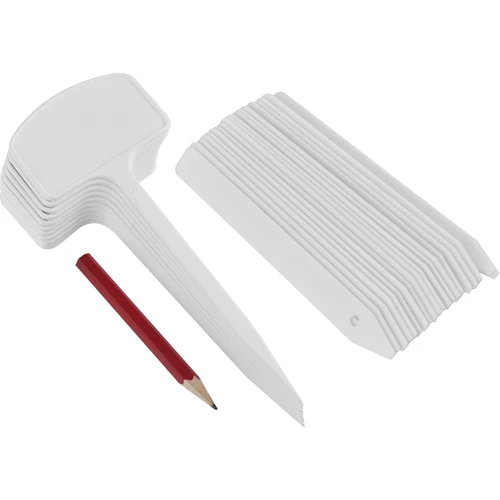 Tablice za označevanje rastlin + svinčnik, mix 10+20 kosov