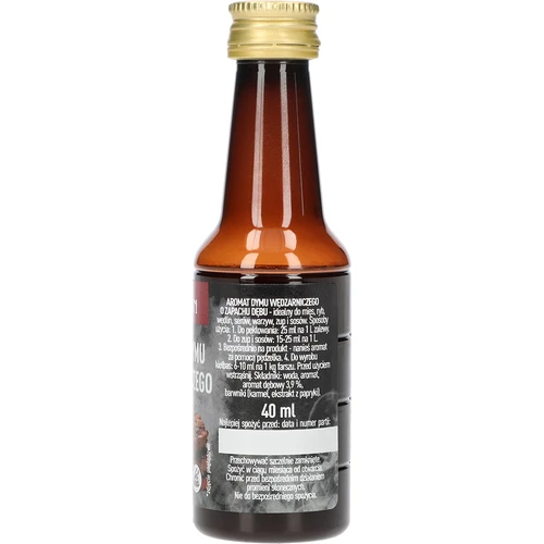 Tekoči dim za prekajevanje – hrastov, 40 ml - 2