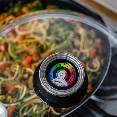 Termometer-ročaj za pokrovko (0 °C do +120 °C) Ø8,5cm - 5