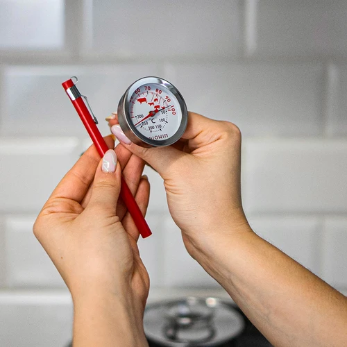 Termometer z dvojno lestvico (30°C do 100°C) / (50°C do 300°C) 13,0cm - 5