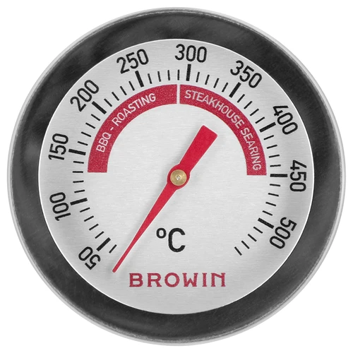 Termometer za žar in BBQ, od 50 do +500°C, bimetalni, 5,3cm - 2