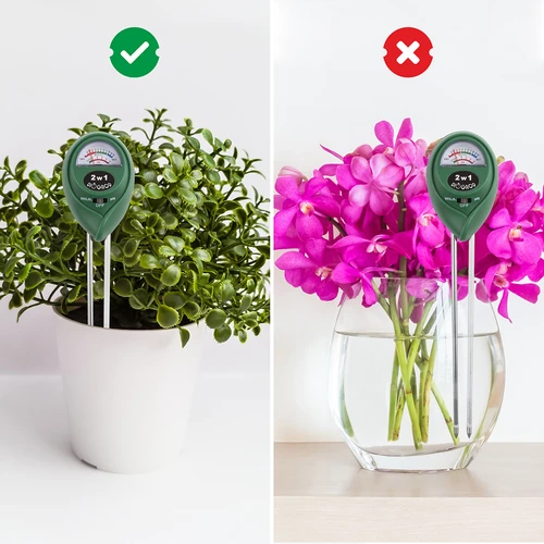 Tester tal 2v1 - pH, vlažnost - 8