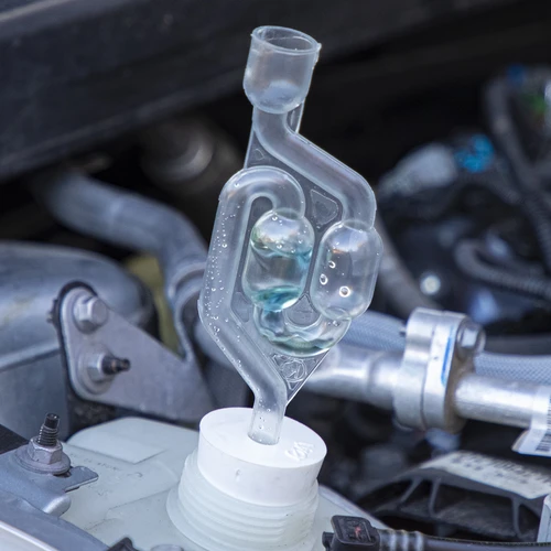 Tester tesnila glave motorja - 6 adapterjev, 100 ml tekočine - 6