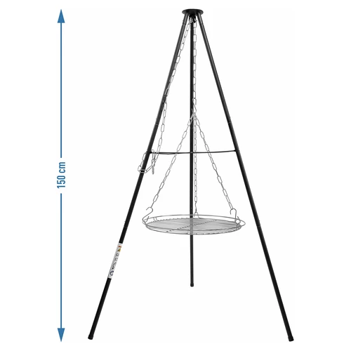 Trinožnik za ogenj z rešetko, 150 cm - 5