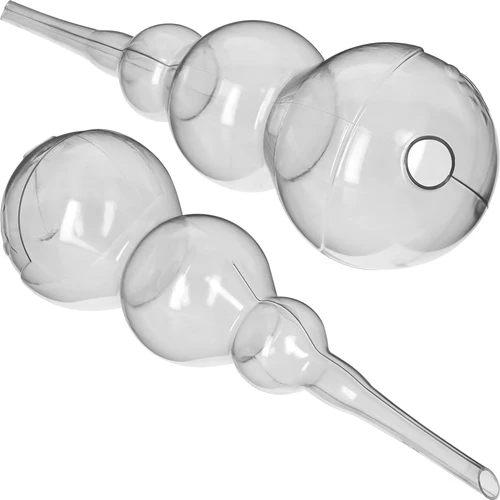 Trojna (trikomorna) namakalna krogla, prozorna brezbarvna, 600 ml - 2