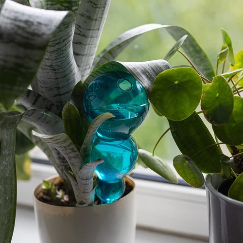 Trojna (trikomorna) namakalna krogla, prozorno modra, 600 ml - 6