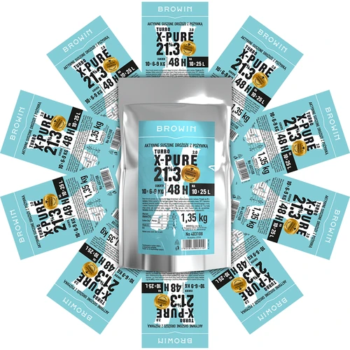 Turbo kvas X-Pure 21,3 %, 10 x 25 L, 1,35 kg - 4