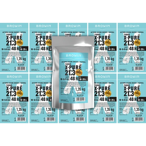 Turbo kvas X-Pure 21,3 %, 10 x 25 L, 1,35 kg - 5