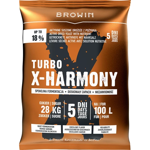 Turbokvas X-Harmony 18 %, 100 L, 360 g