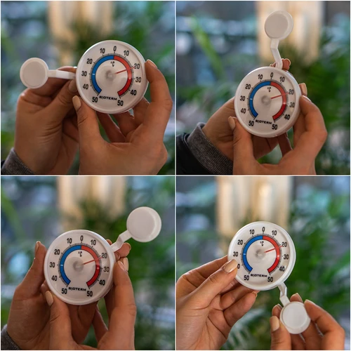 Univerzalni, samolepilni termometer (-50 °C do +50 °C) Ø 7,2 cm - 5