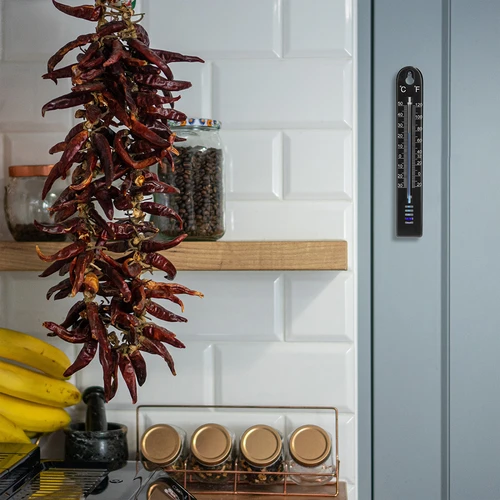 Univerzalni termometer (-30 do +50°C), 17 cm, črn - 6