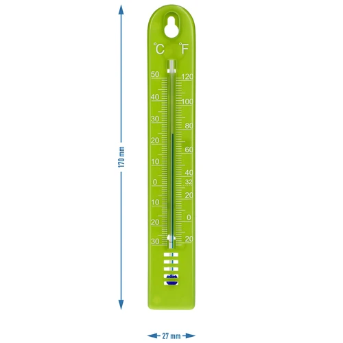 Univerzalni termometer (-30 do +50°C), 17 cm, zelen - 4