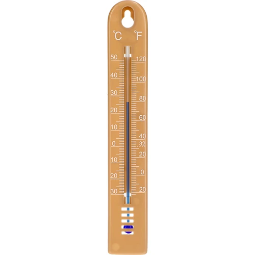 Univerzalni termometer (od -30 do +50 °C), 17 cm, svetlo rjav