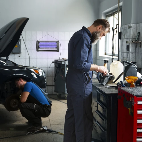 UVA svetilka za uničevanje žuželk 20 W, črna - 11