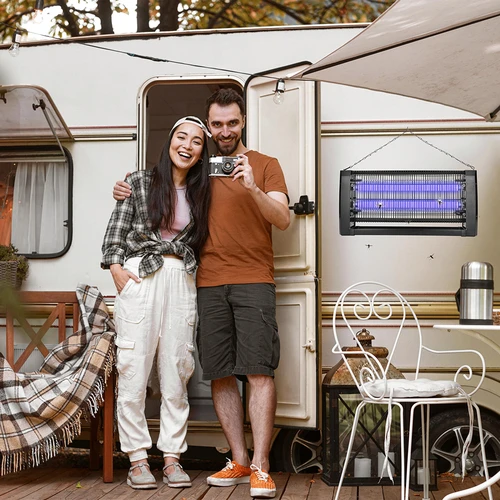 UVA svetilka za uničevanje žuželk 20 W, črna - 12