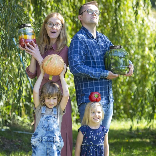 Večnamenski kozarec 12L z navojnim pokrovom - 7