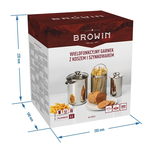 Večnamenski lonec s košaro in šunkovarjem - 11