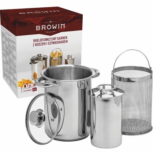 Večnamenski lonec s košaro in šunkovarjem - 8