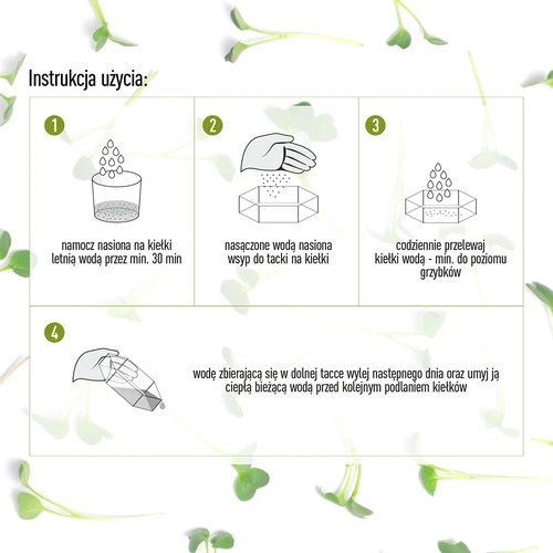 Večnivojski kalilnik Niezłe Ziółko s semeni redkvice - 10