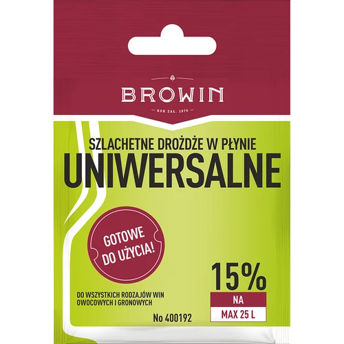 Vinske kvasovke Univerzalne brez razmnoževanja, 20 ml