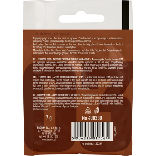 Vinski kvas Fermivin PDM, 7 g - 2