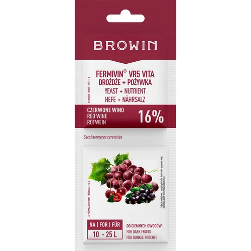 Vinski kvas + hranilo - rdeča vina