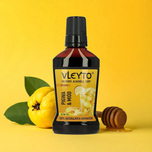 VLEYTO Kutina & Med – esenca okusa z naravnimi aromami, 250 ml - 4