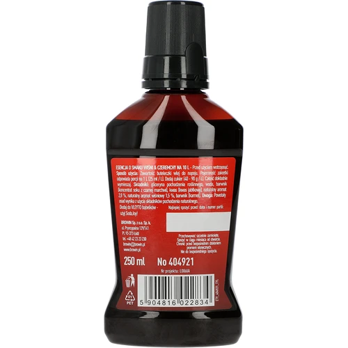 VLEYTO Višnja & Čremsa – okusna esenca z naravnimi aromami, 250 ml - 2