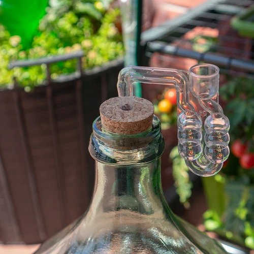 Vodoravna fermentacijska cevka - nerazbitna - 10