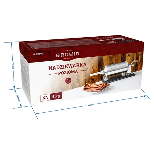 Vodoravna polnilka za klobase 4 kg - 11