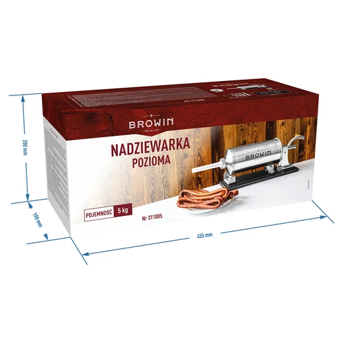Vodoravna polnilnica za klobase 5 kg - 11