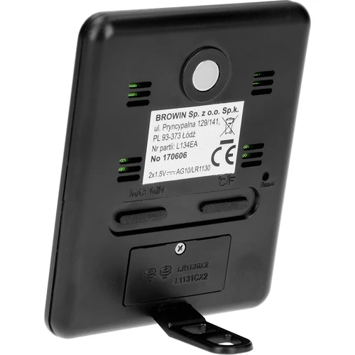 Vremenska postaja – elektronska, brezžična, črna - 3