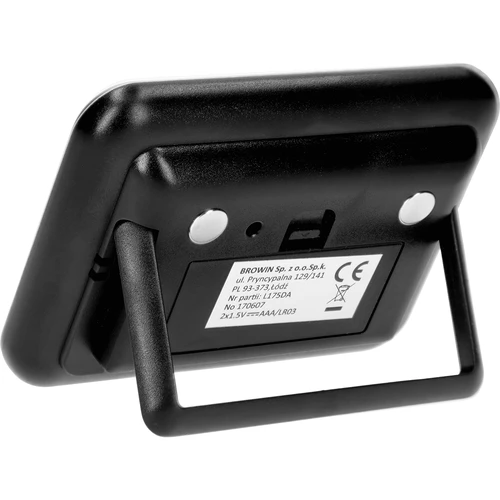 Vremenska postaja – elektronska, brezžična, črna - 3