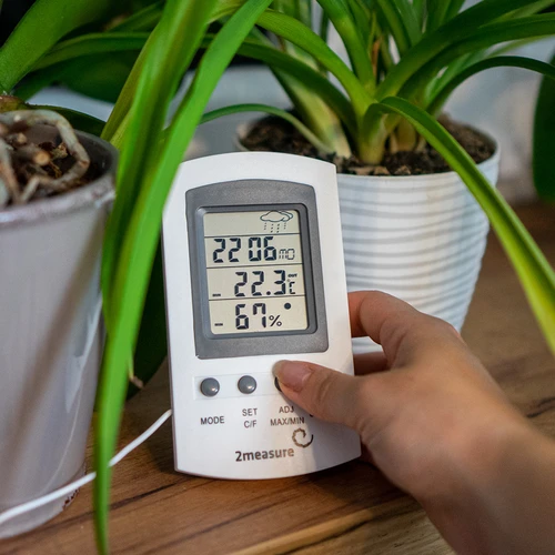 Vremenska postaja – elektronska, s sondo, bela - 8