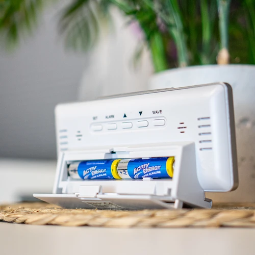 Vremenska postaja RCC, DCF – elektronska, brezžična, osvetljen senzor, bela - 13