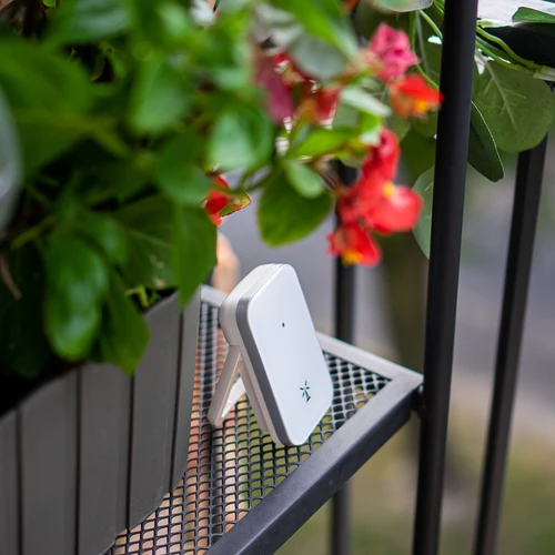 Vremenska postaja RCC, DCF – elektronska, brezžična, osvetljen senzor, bela - 15