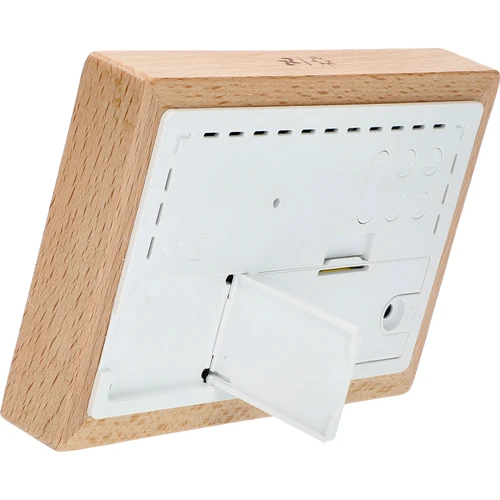 Vremenska postaja (RCC,DCF) - elektronska, brezžična, osvetljena, tipalo, bela - 5