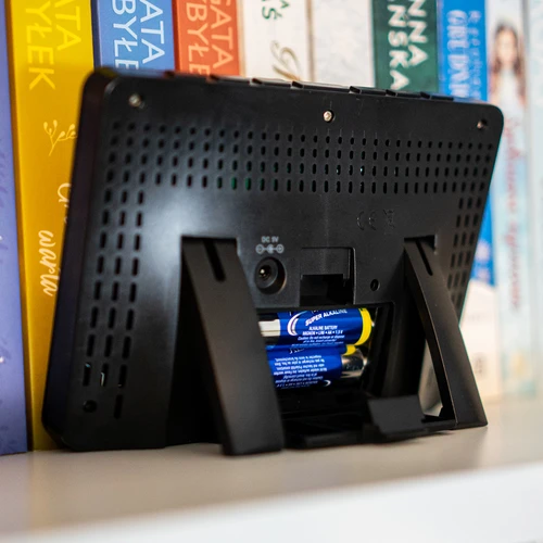 Vremenska postaja RCC, DCF – elektronska, z osvetlitvijo, brezžična, s senzorjem, črna - 16